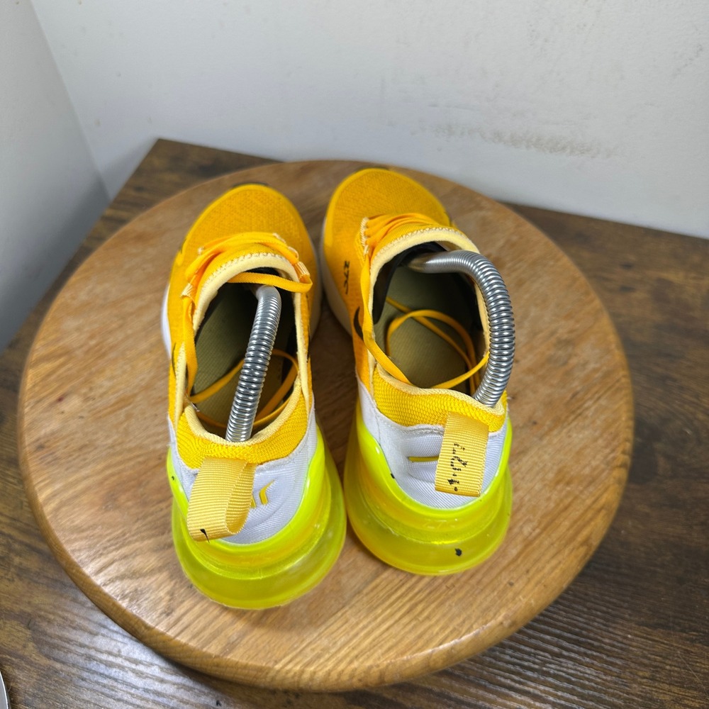 Nike Air Max 270 Womens University Gold Volt Sneakers CK1675-700 Size 7 - Picture 8 of 8